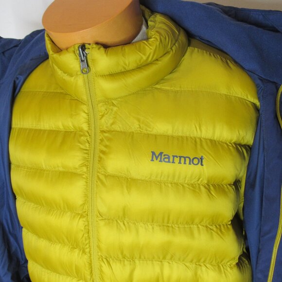 Marmot Blue Green Featherless Component 3 in 1 Winter Jacket Men's XXlarge XXL - Picture 7 of 15